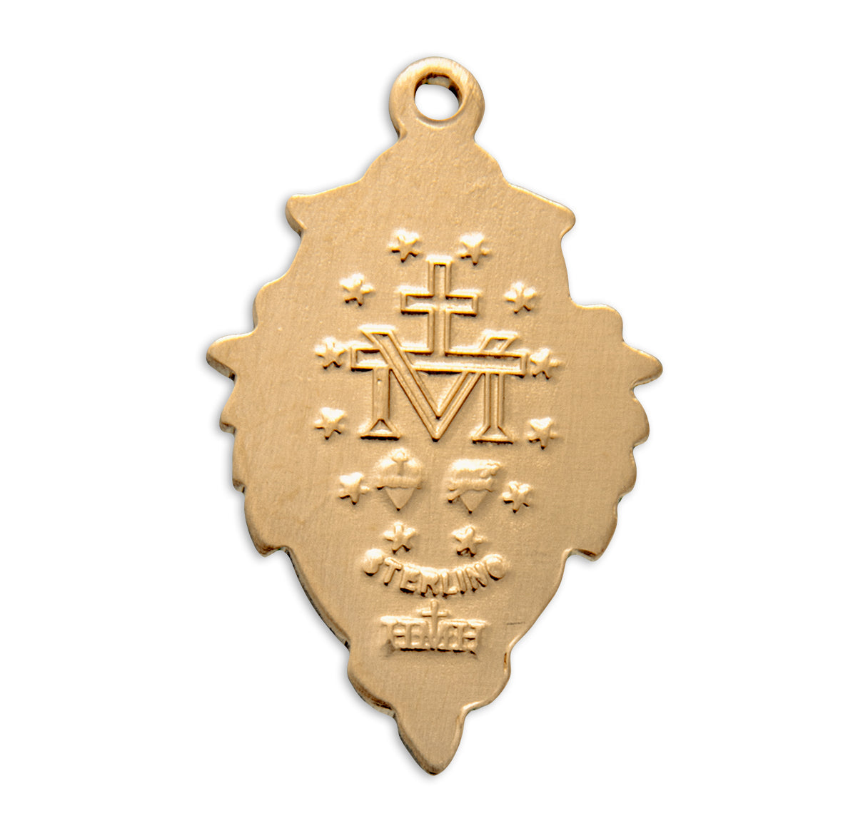 Gold Over Sterling Silver Miraculous Medal