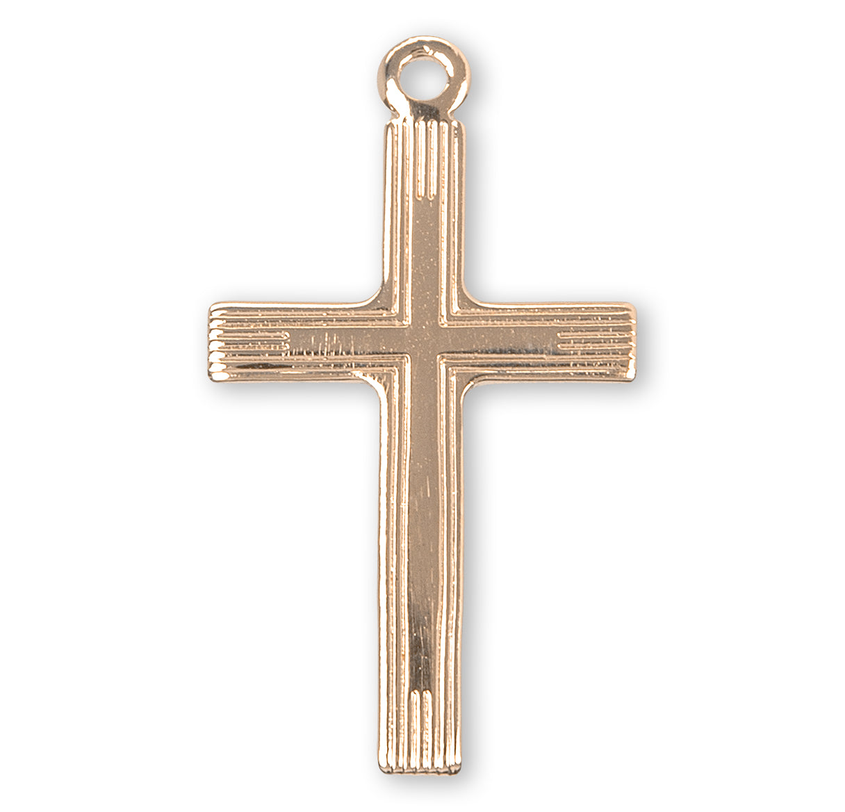 Gold Over Sterling Silver Cross