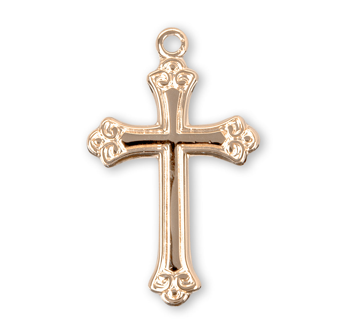 Gold Over Sterling Silver Cross