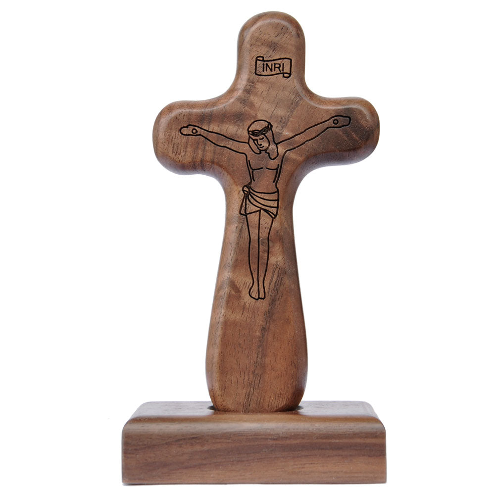 Hand Crucifix with Magnetic Base