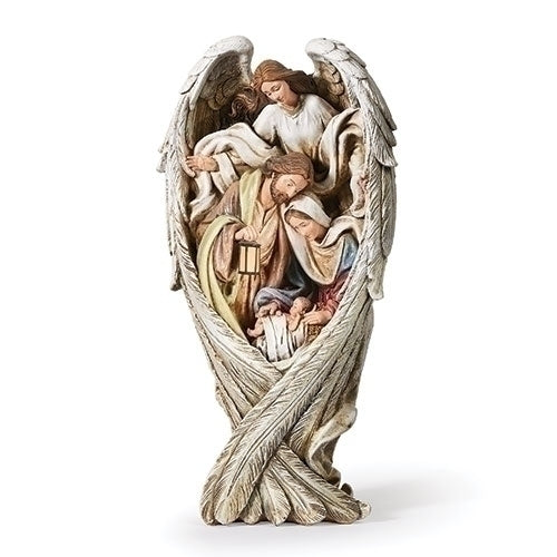 Holy Family Wrapped In Angel Wings