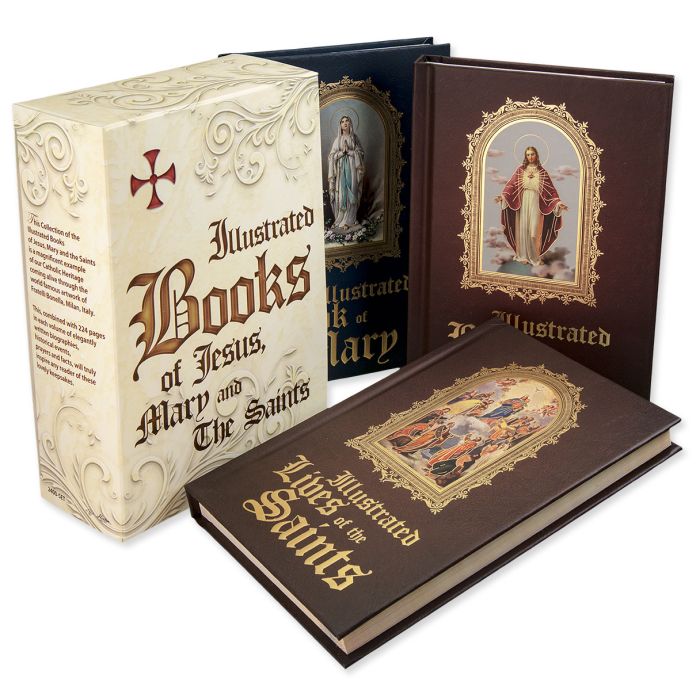 Illustrated Books of Jesus, Mary and the Saints Complete Set
