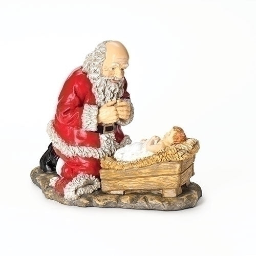 Kneeling Santa Figure 12"