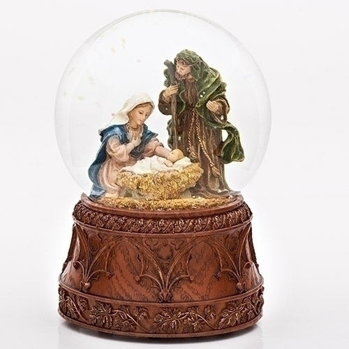 Holy Family Musical Glitterdome 6.75"