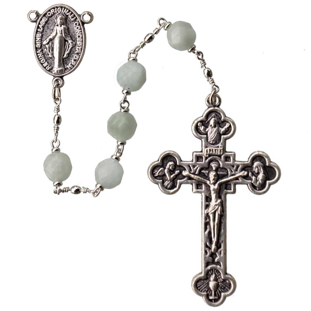 Amazonite Rosary 7mm