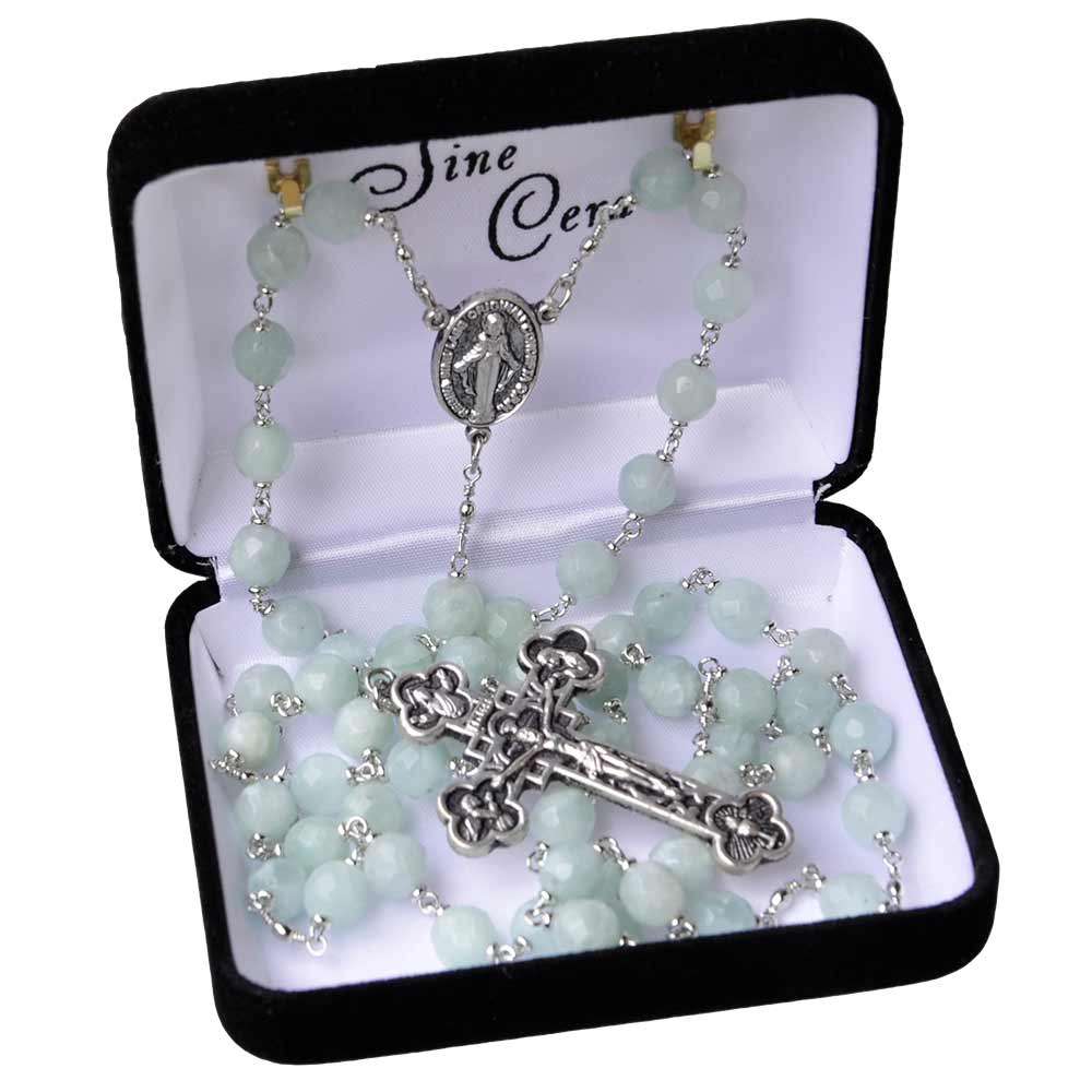 Amazonite Rosary 7mm