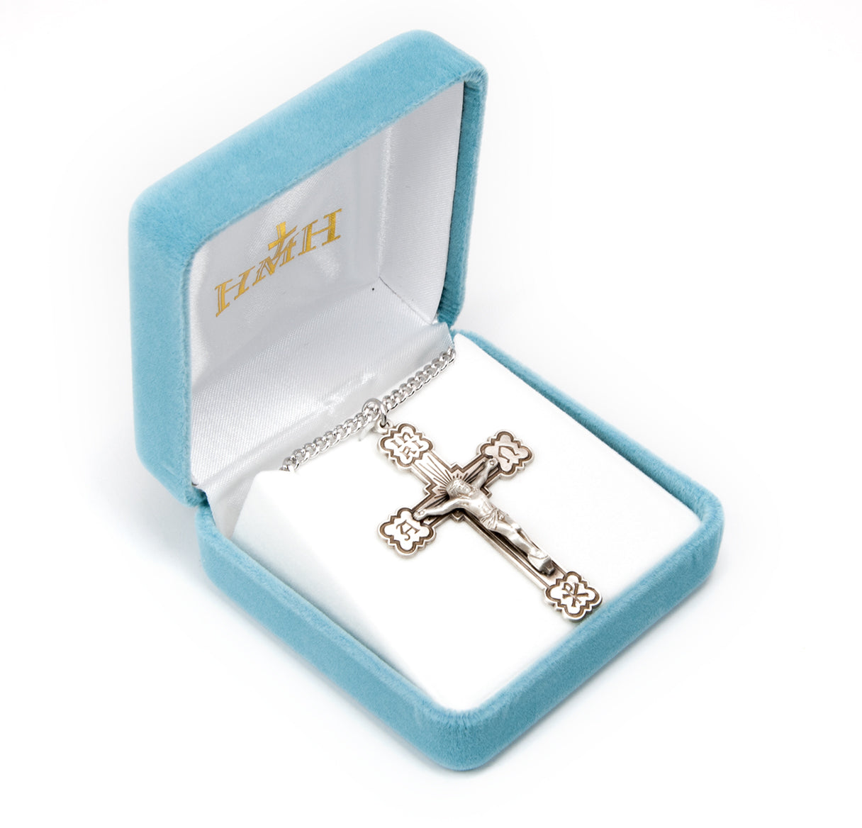 Alpha Omega Sterling Silver Crucifix