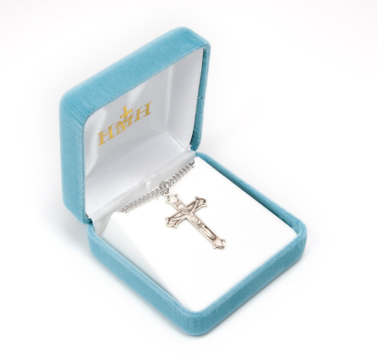 Flare Tipped Sterling Silver Crucifix