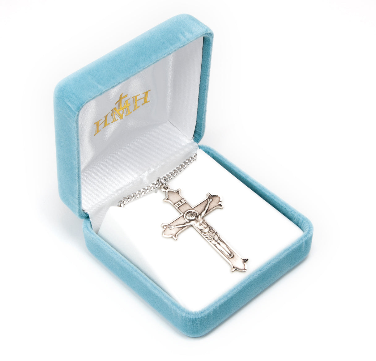 Flare Tipped Sterling Silver Crucifix