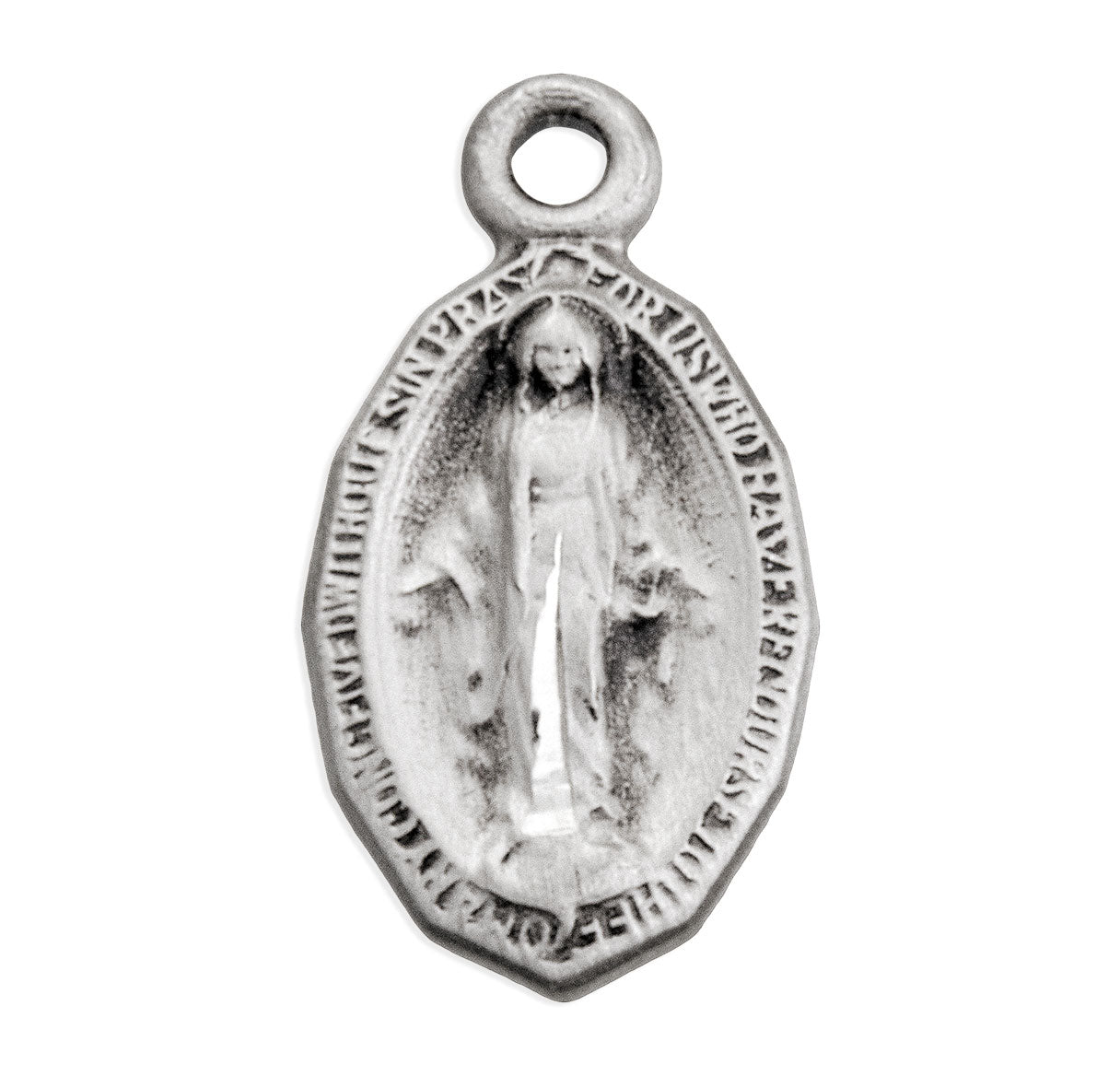 Sterling Silver Oval Miraculous Medal