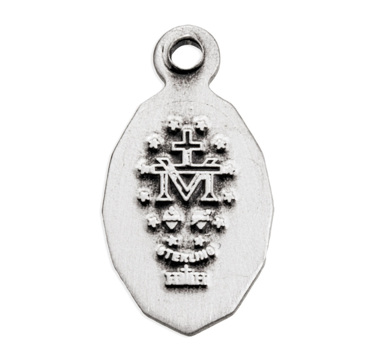 Sterling Silver Oval Miraculous Medal