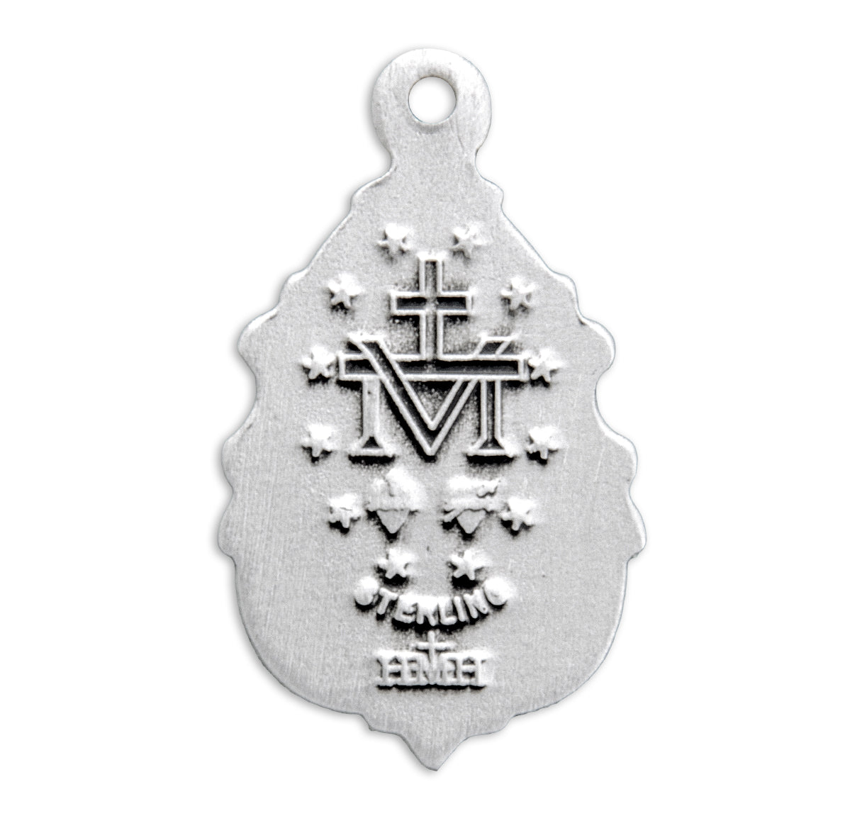 Sterling Silver Fancy Baroque Miraculous Medal