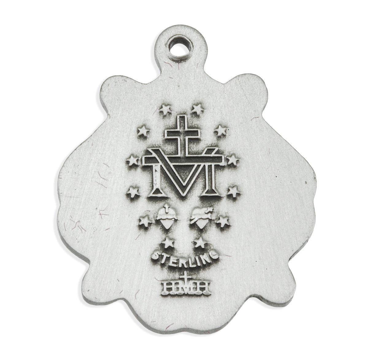 Sterling Silver Miraculous Medal Celtic Knot