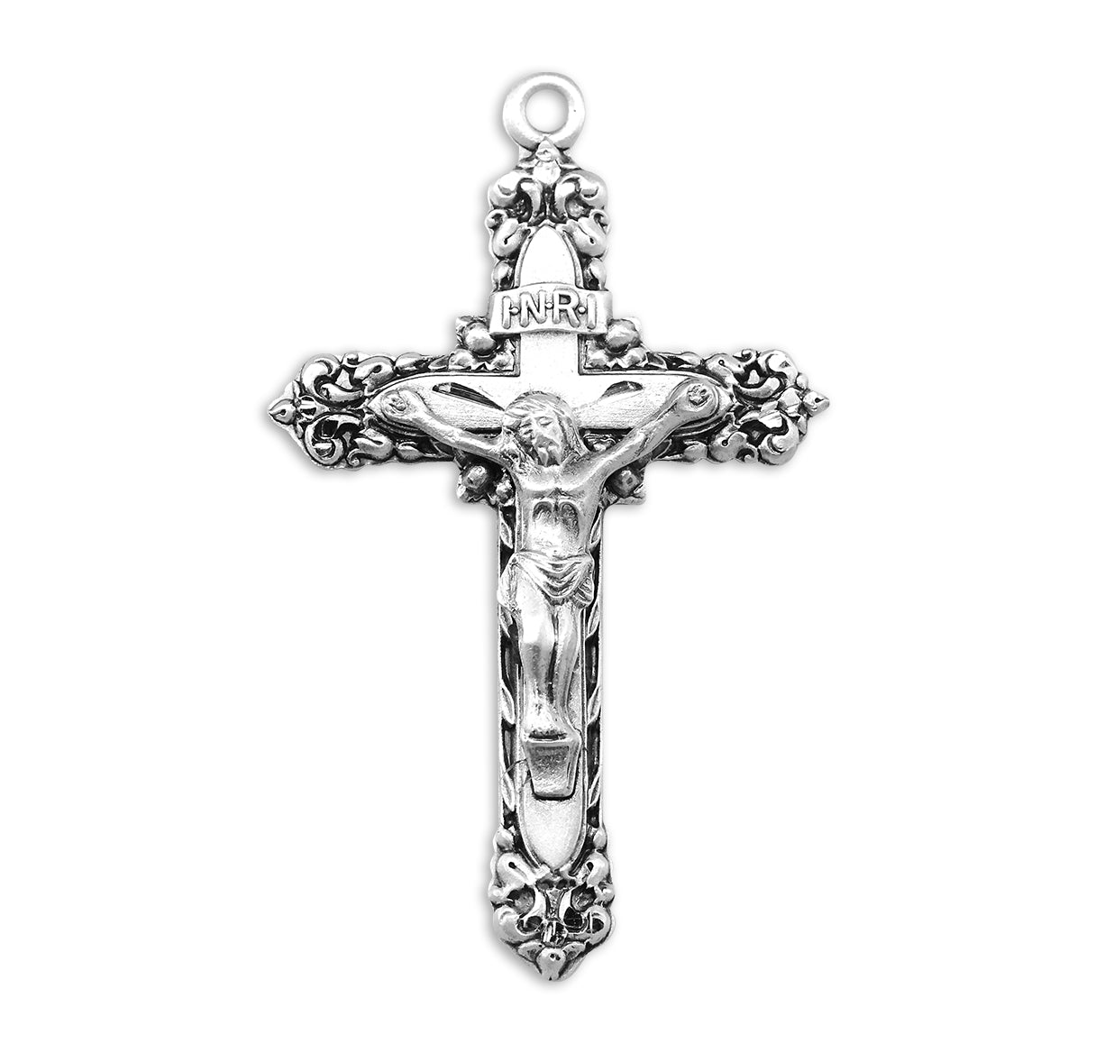 Sterling Silver Ornate Crucifix