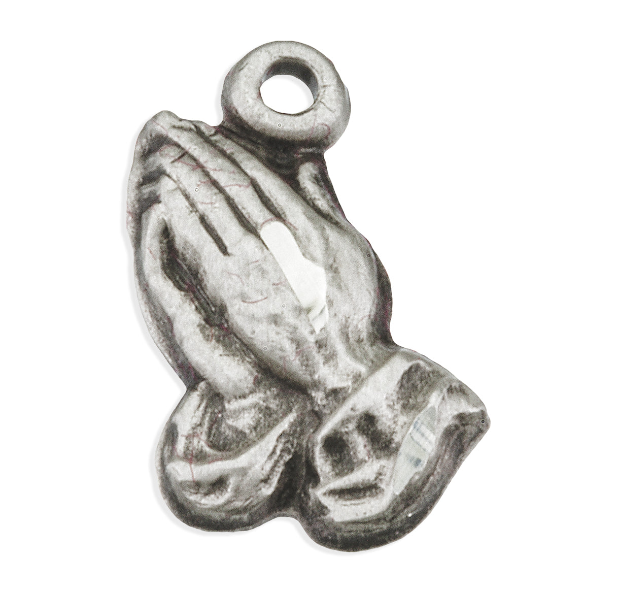 Praying Hands Sterling Silver Medal