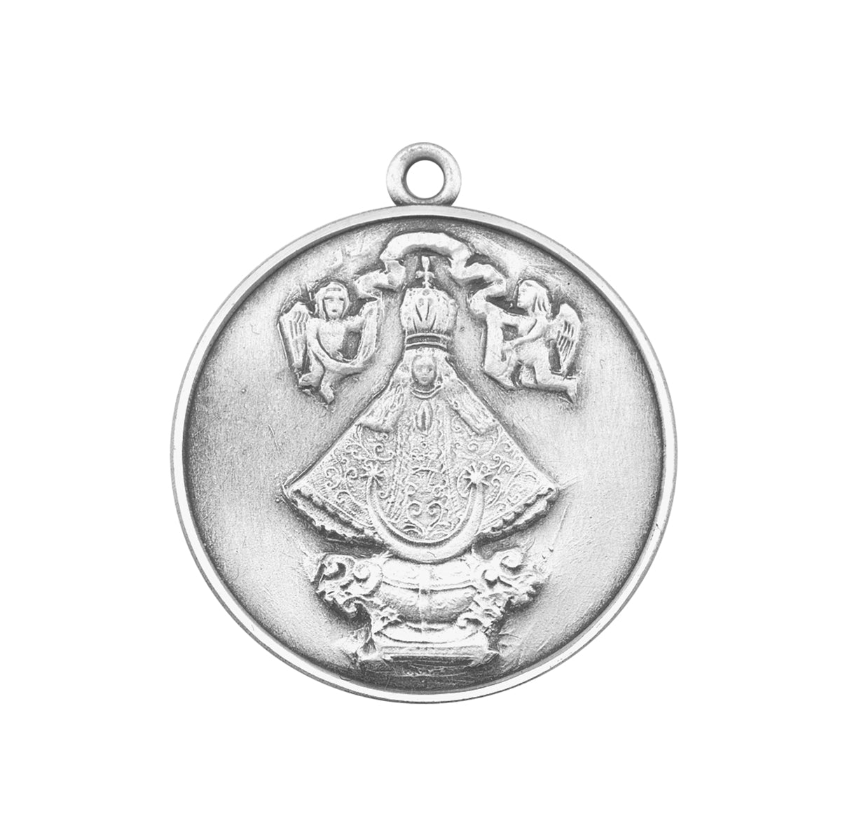 Saint Juan Round Sterling Silver Medal