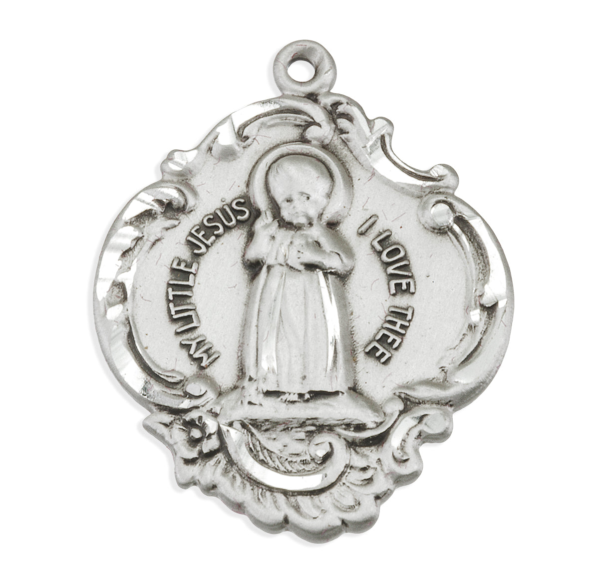 Infant Jesus Sterling Silver Medal