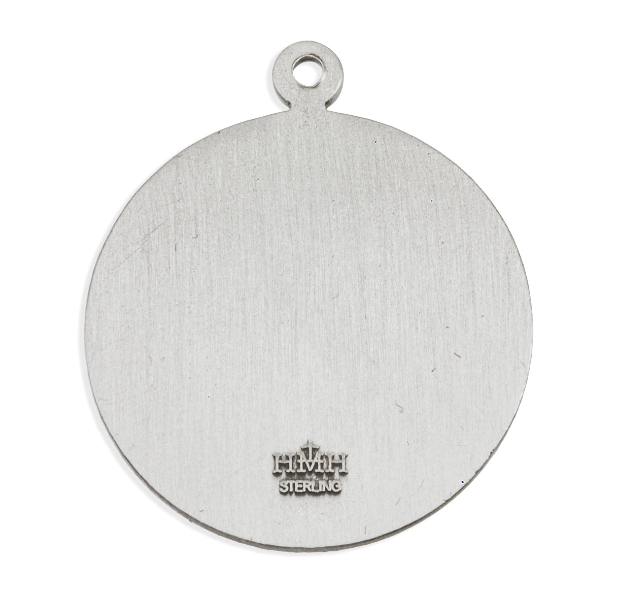 Sterling Silver St. Christopher Pendant with Border