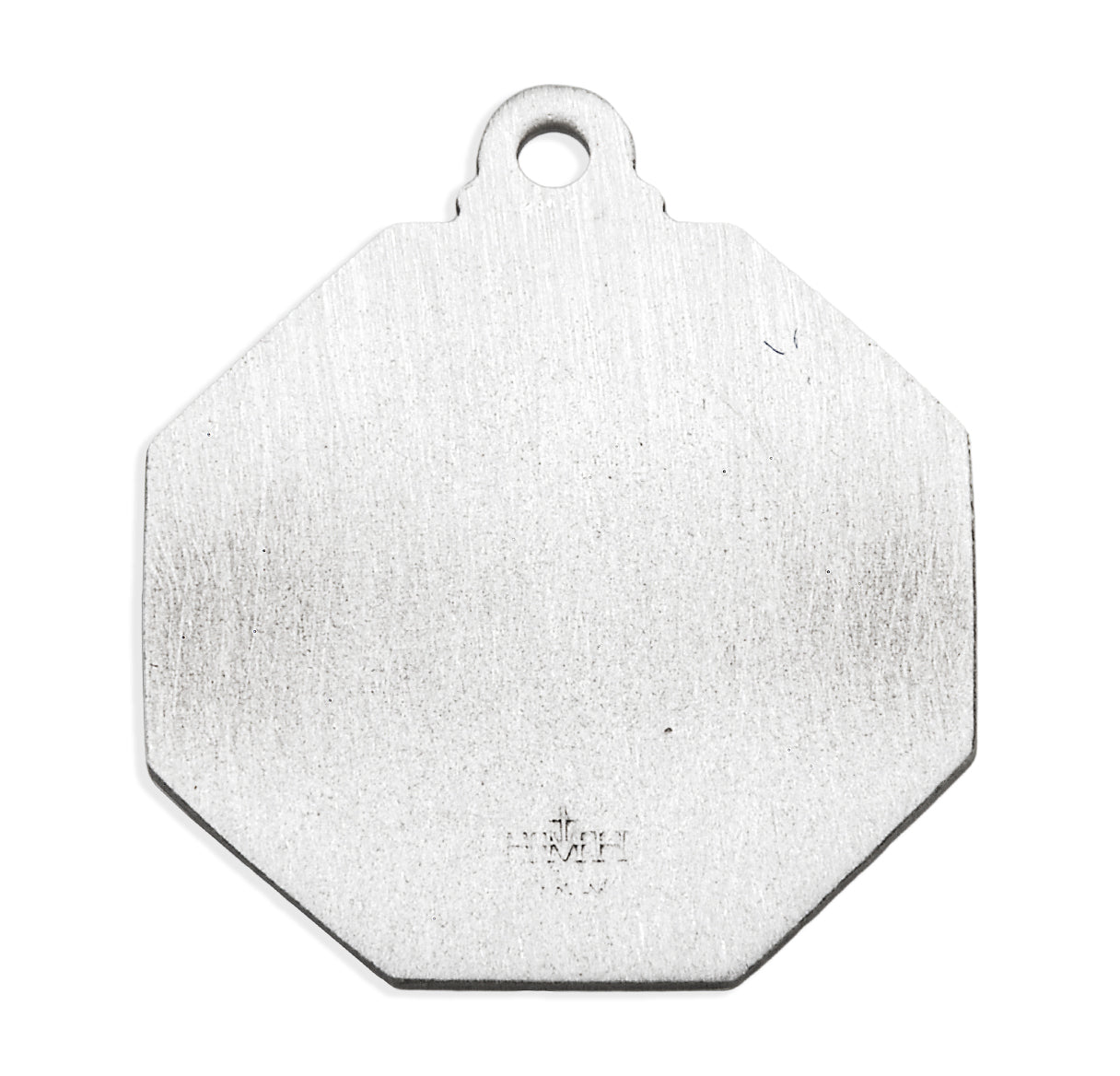 Saint Christopher Octagon Sterling Silver Medal