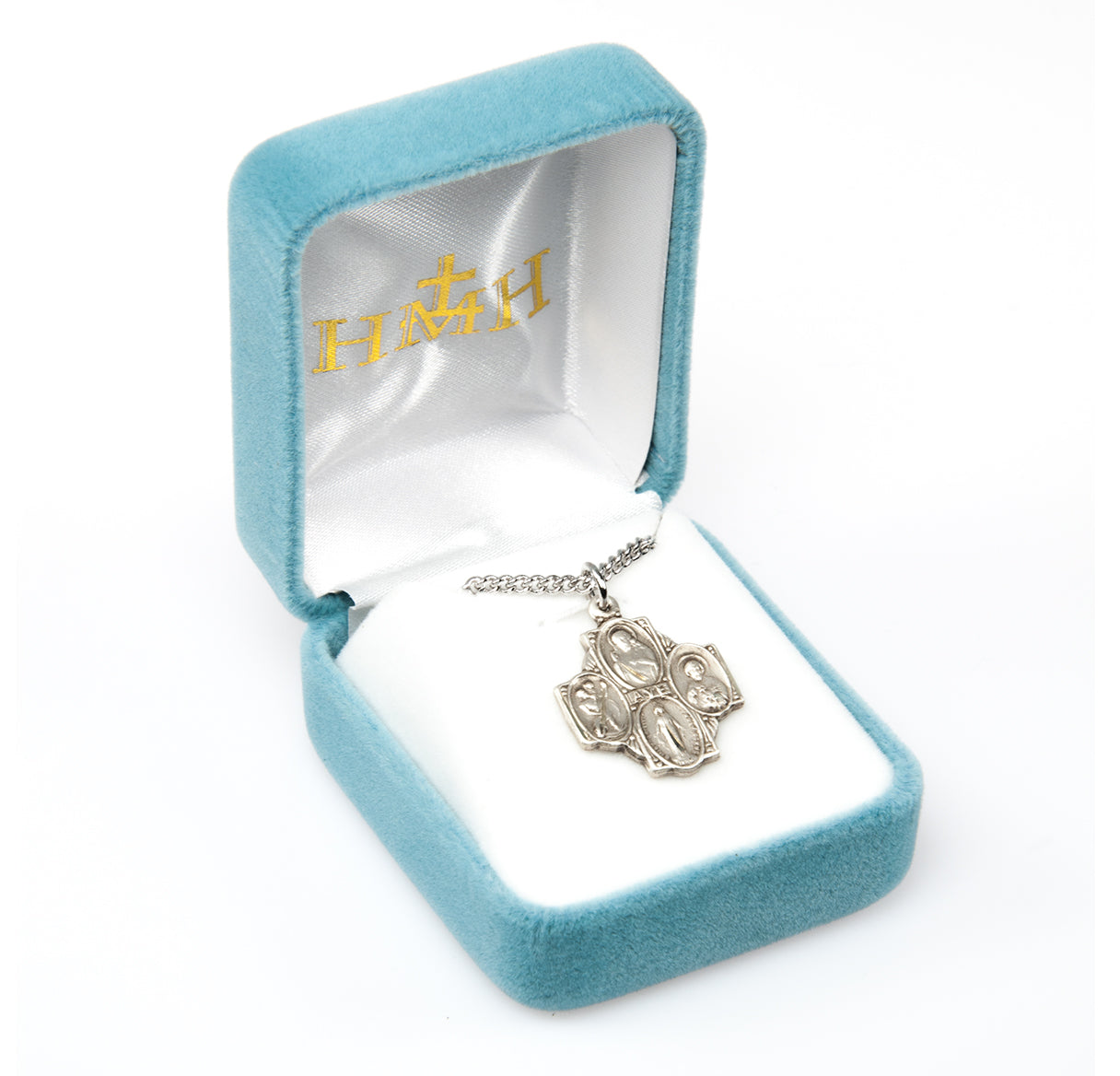 Sterling Silver 4-Way Medal