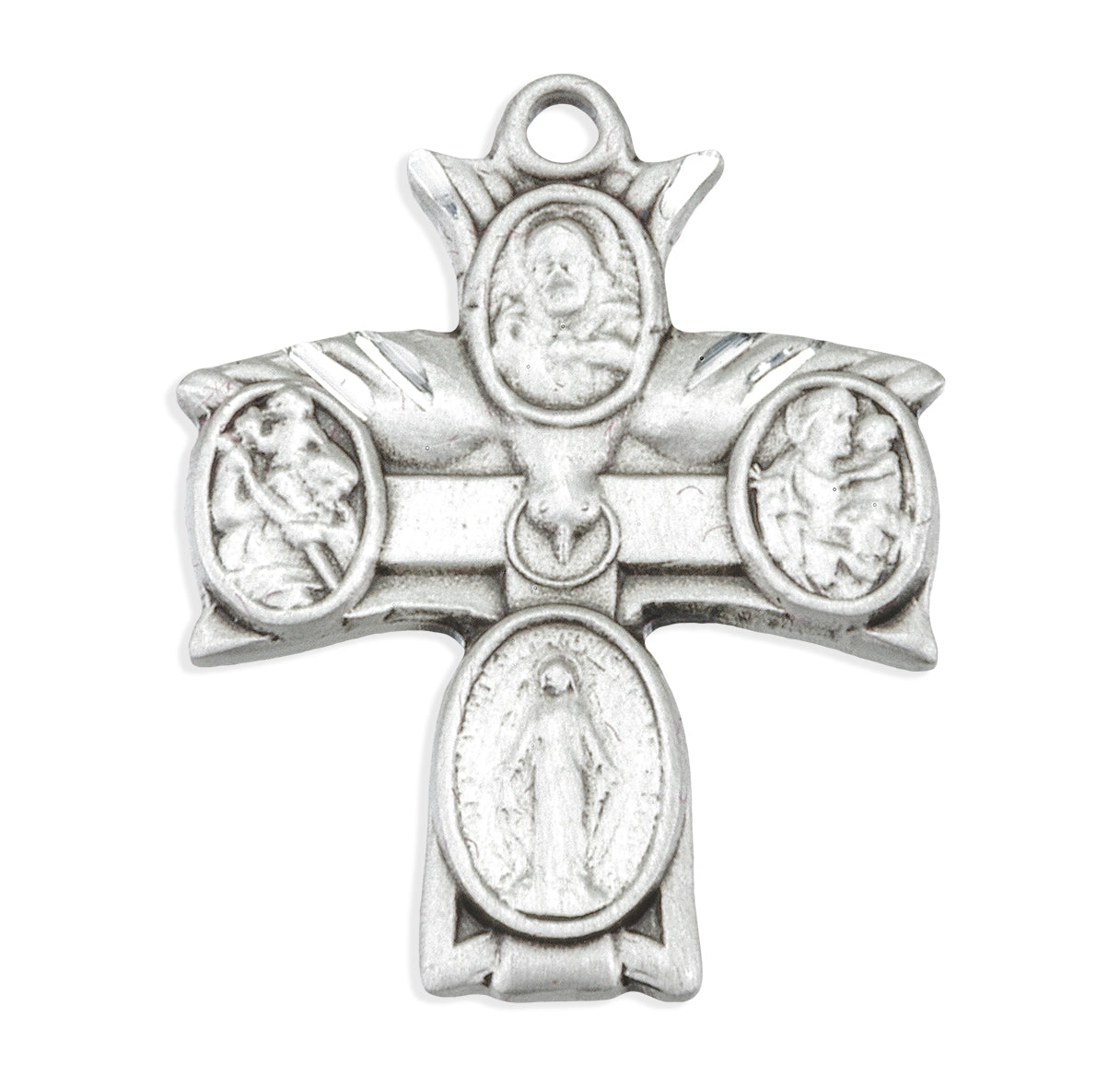Sterling Silver 4-Way Medal