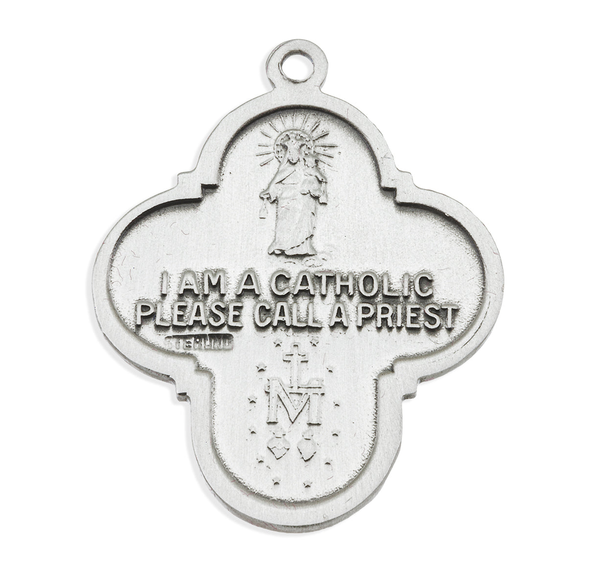 Land-Sea-Air Sterling Silver 4-way Medal