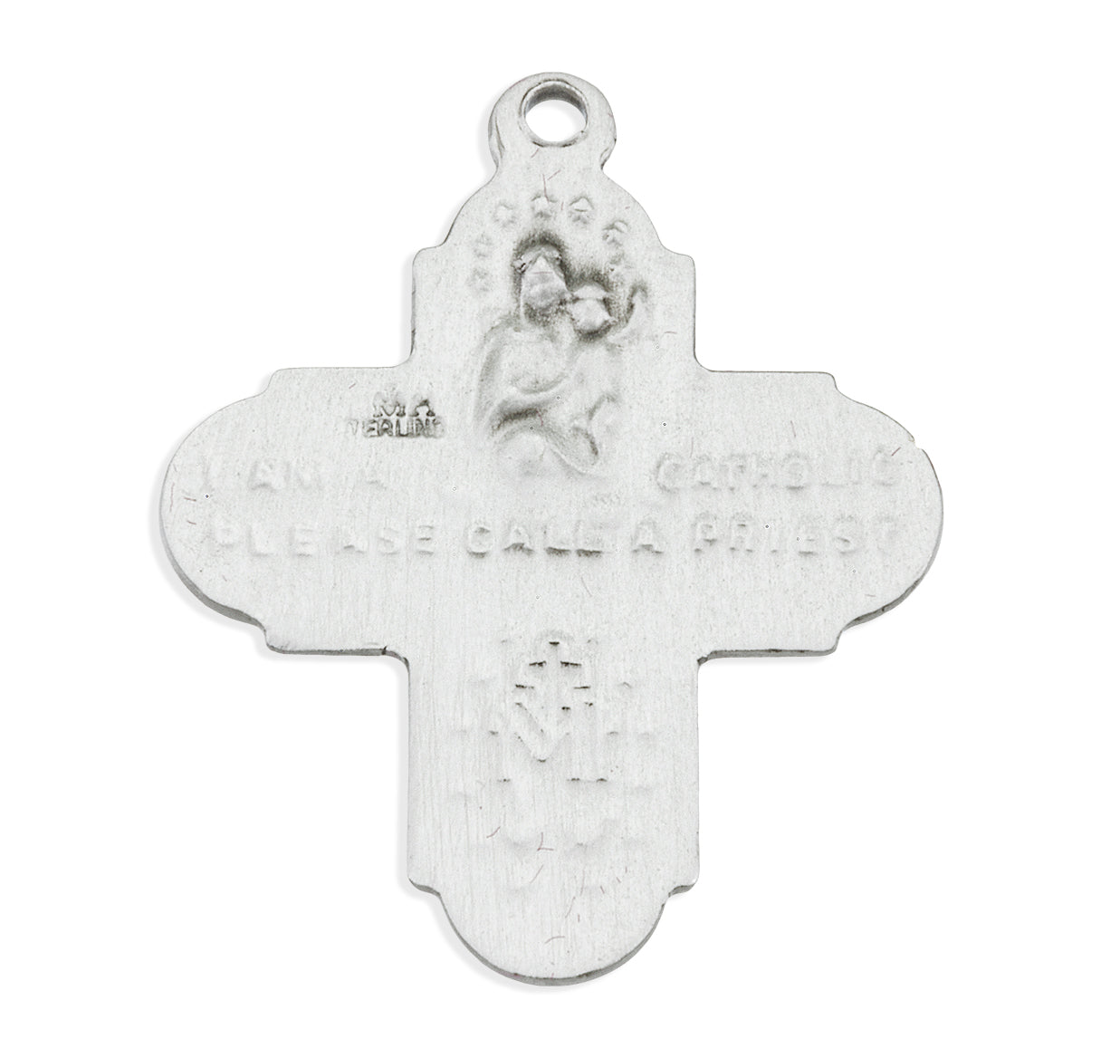 Sterling Silver 4-Way Medal