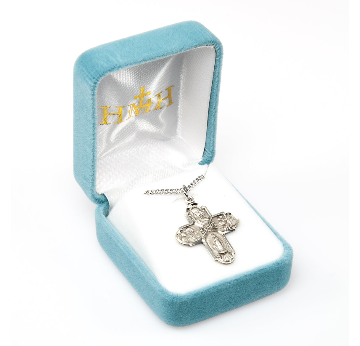 Sterling Silver 4-Way Medal