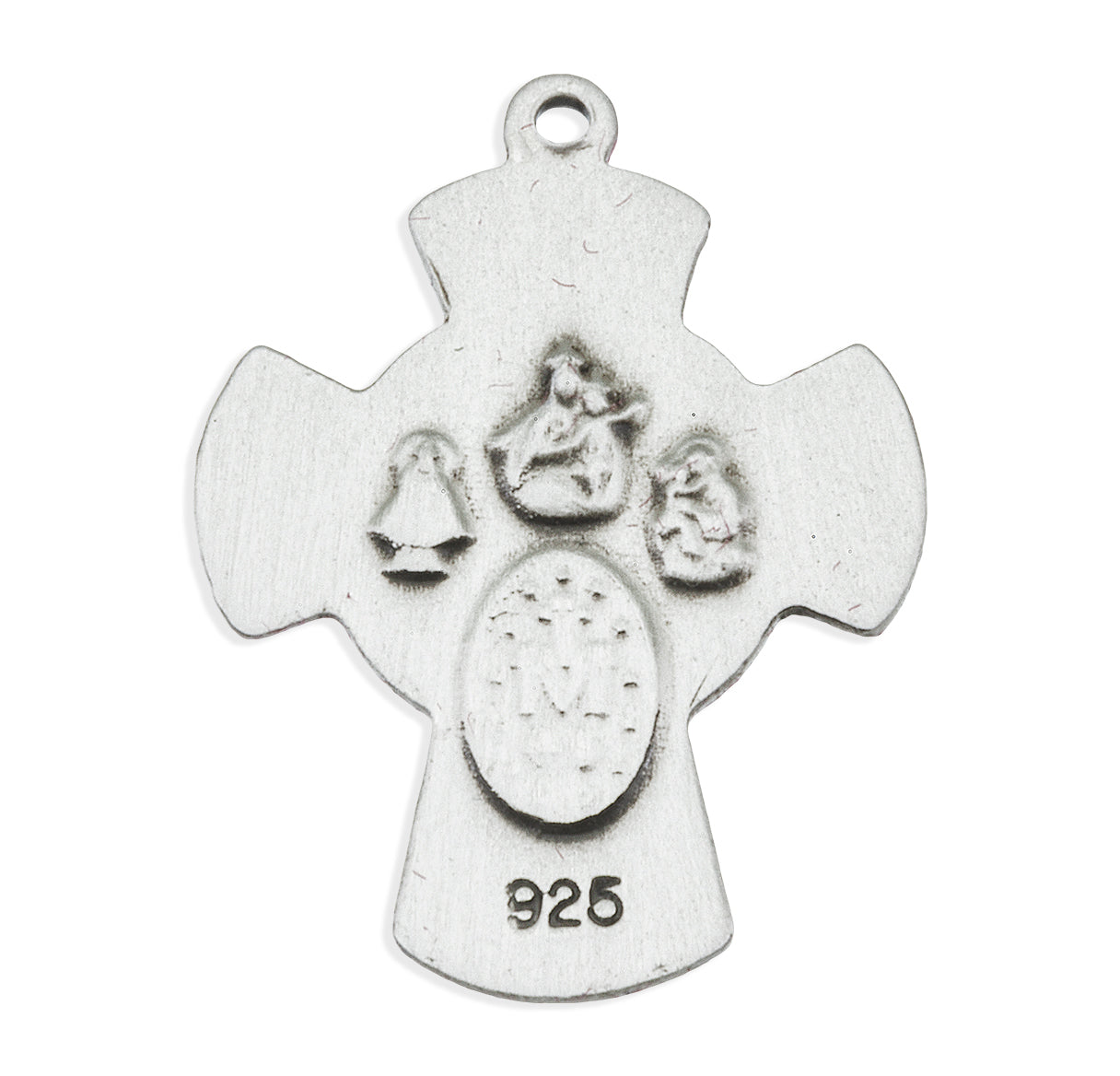 Sterling Silver 4-Way Medal