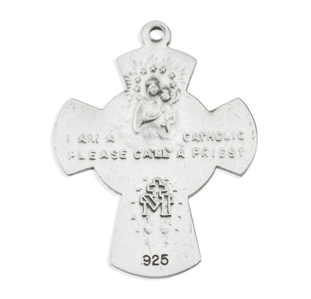 Sterling Silver 4-Way Medal