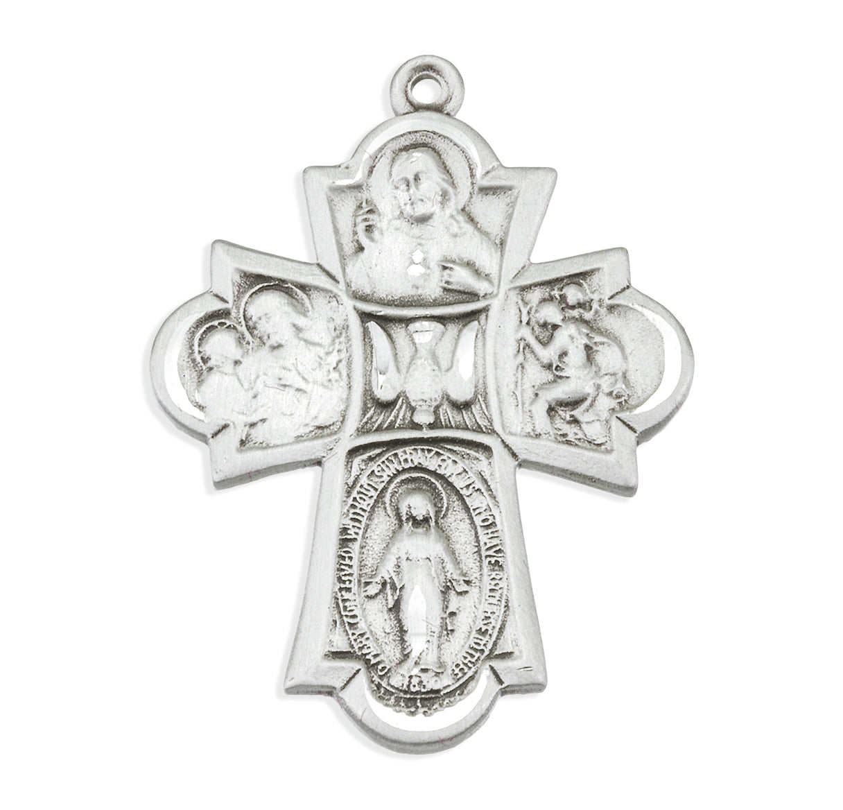 Sterling Silver 4-Way Medal