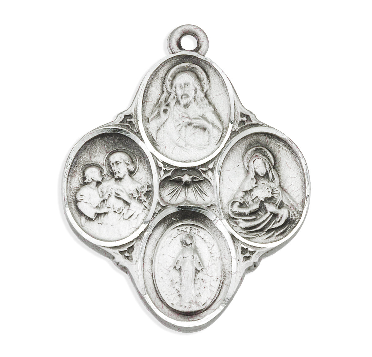 Sterling Silver 4-Way Medal