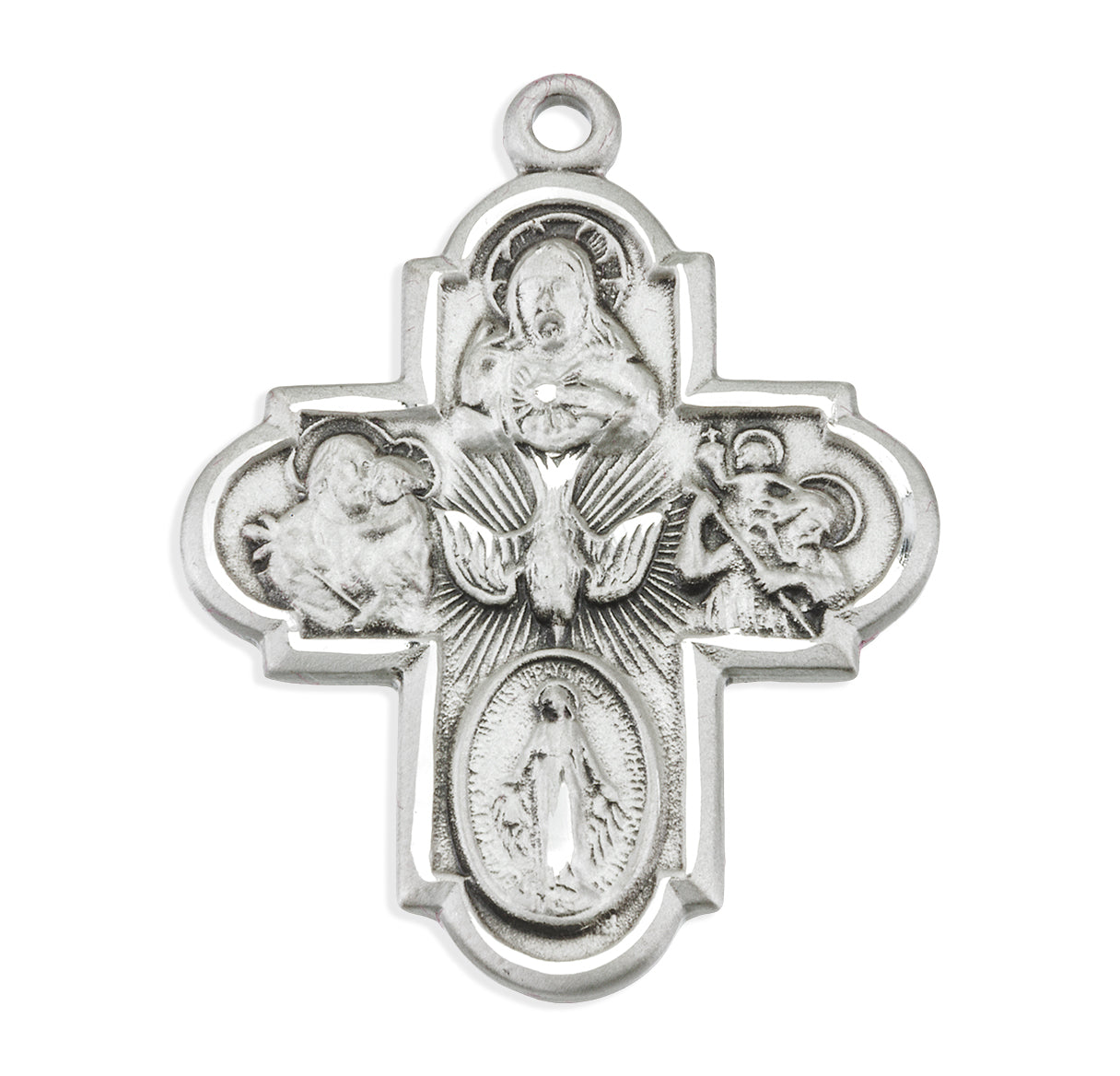 Sterling Silver 4-Way Medal