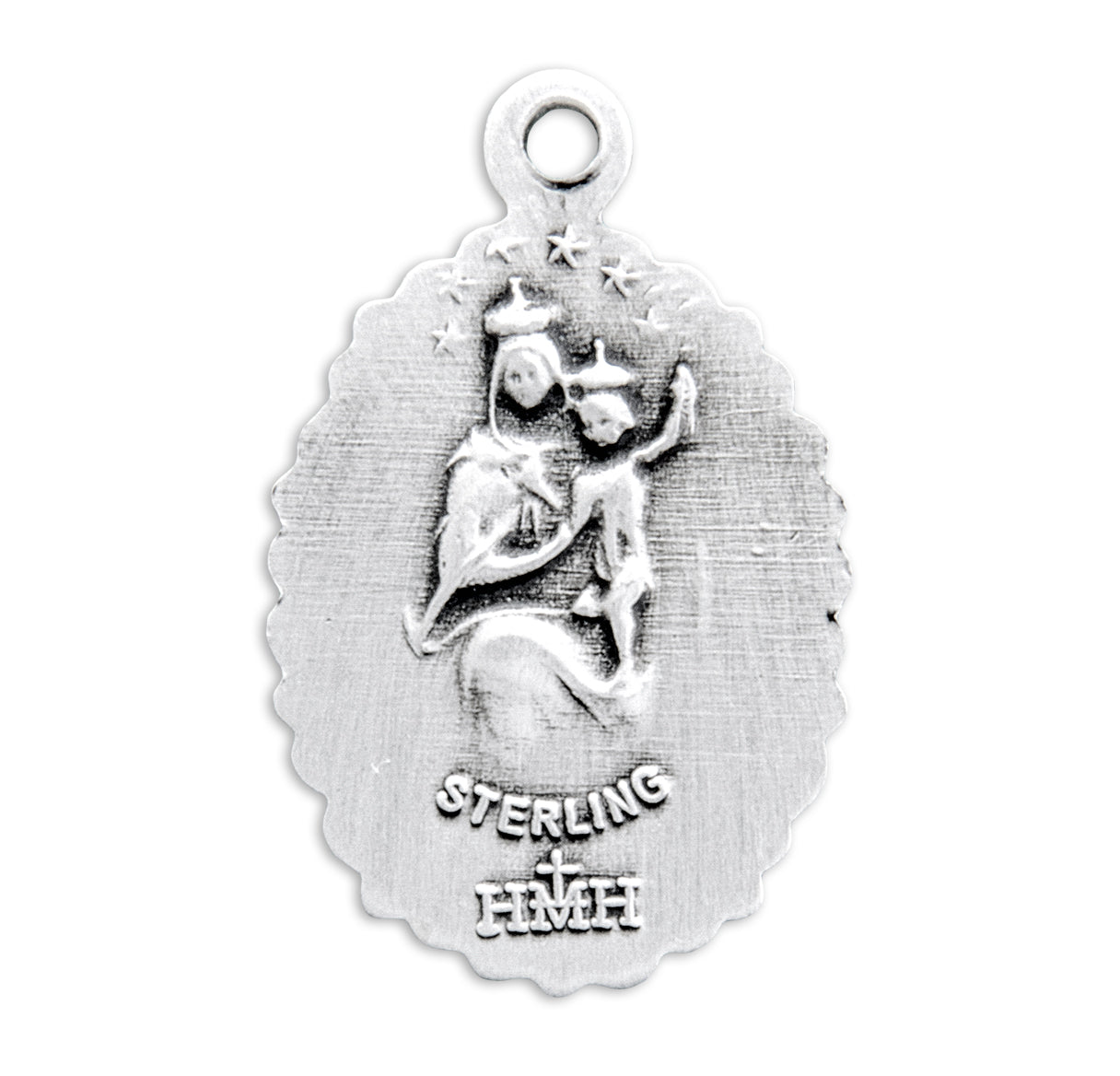 Saint Therese of Lisieux Oval Sterling Silver Medal