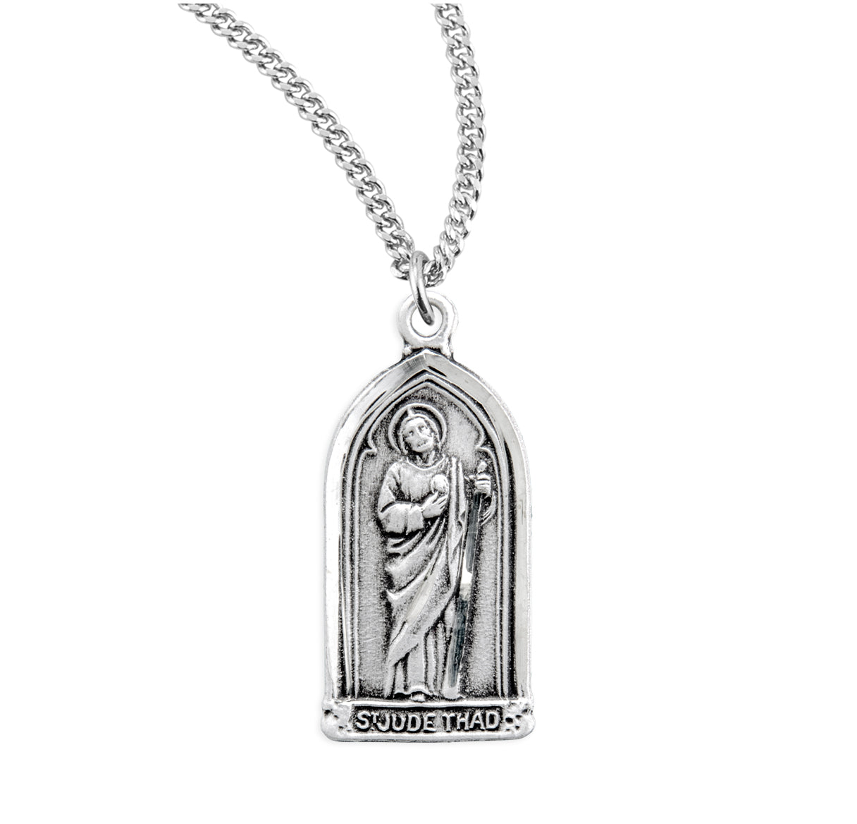 Saint Jude Thaddeus Sterling Silver Medal