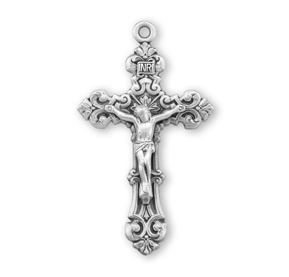 Sterling Silver Fancy Crucifix