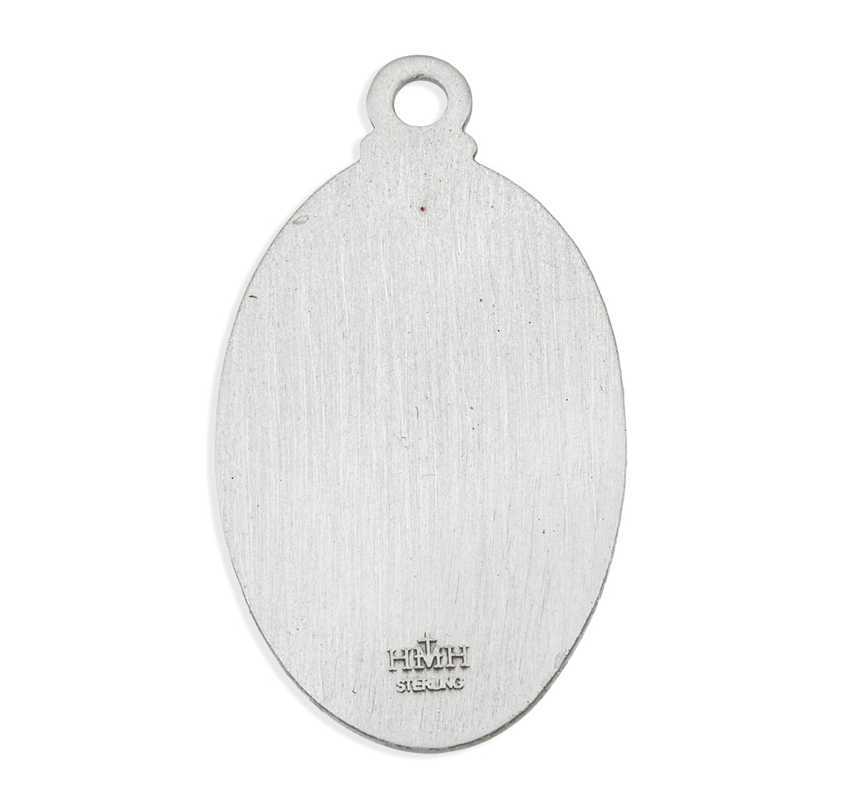 Saint Christopher Oval Sterling Silver Medal