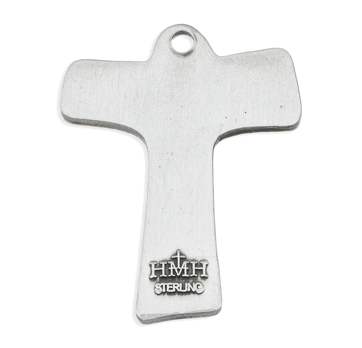 Saint Francis of Assisi "Tau" Sterling Silver Cross Medal