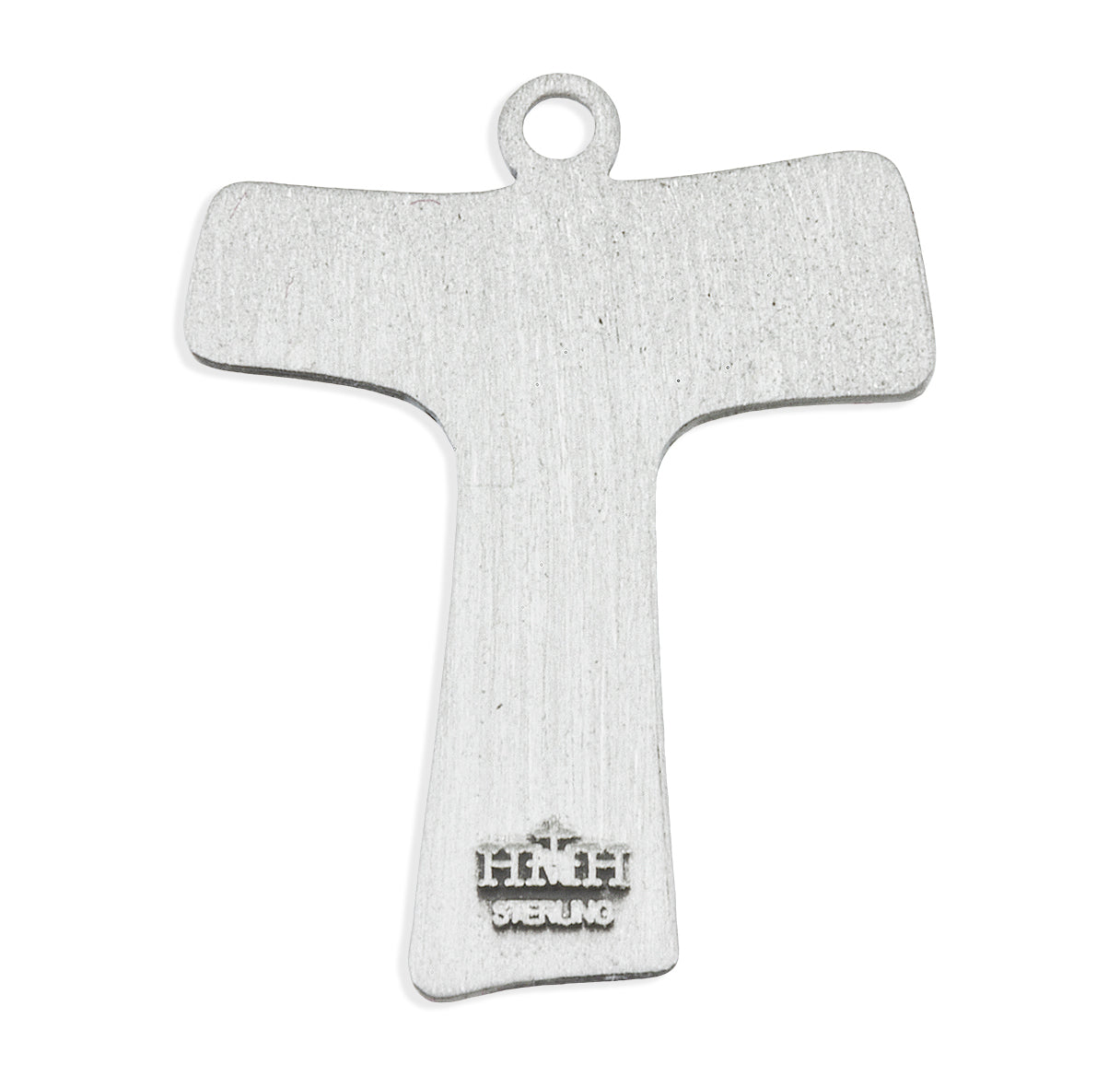 Saint Francis of Assisi "Tau" Sterling Silver Cross Medal