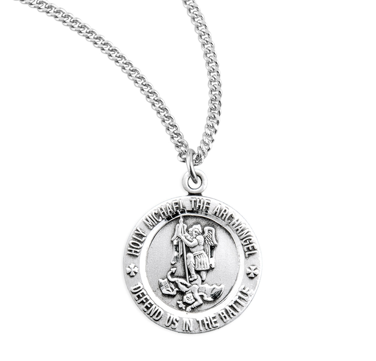 Saint Michael Sterling Silver Medal