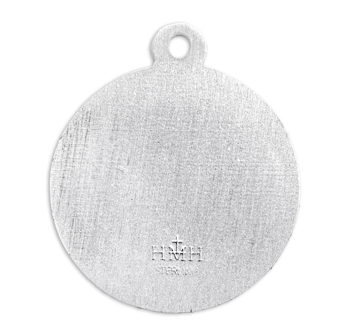 Saint Michael Round Sterling Silver Medal