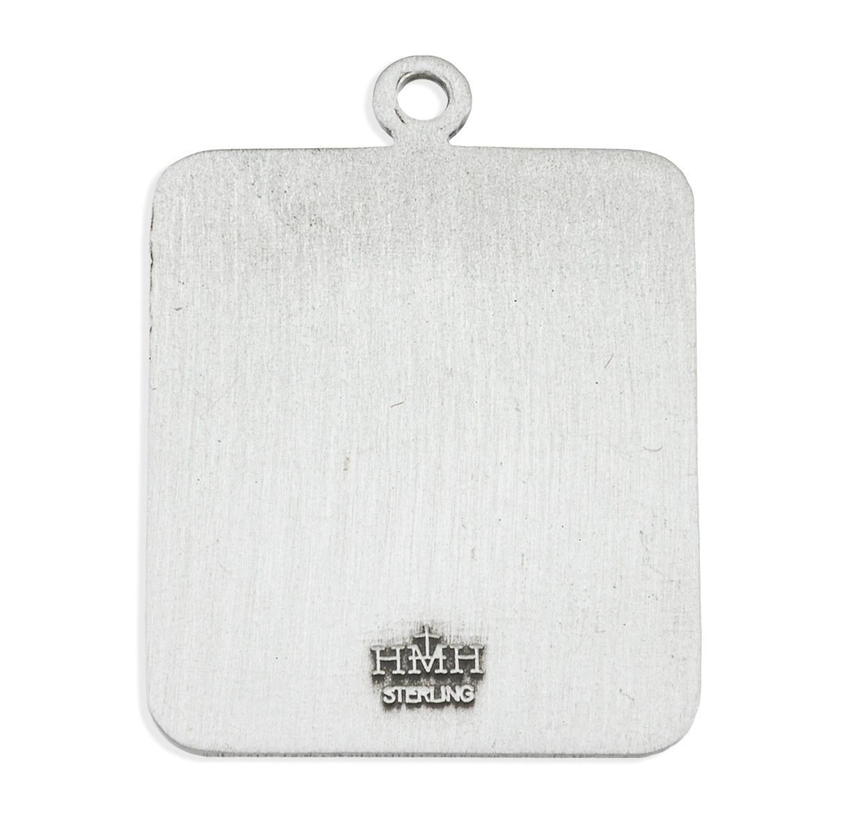 Saint Michael Square Sterling Silver Medal