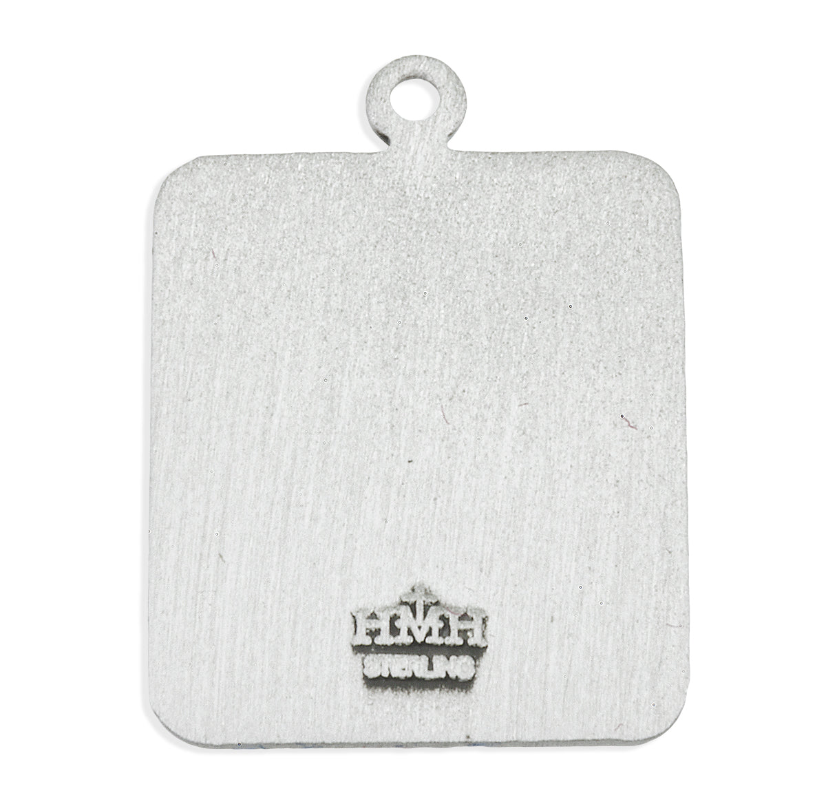 Saint Michael Square Sterling Silver Medal