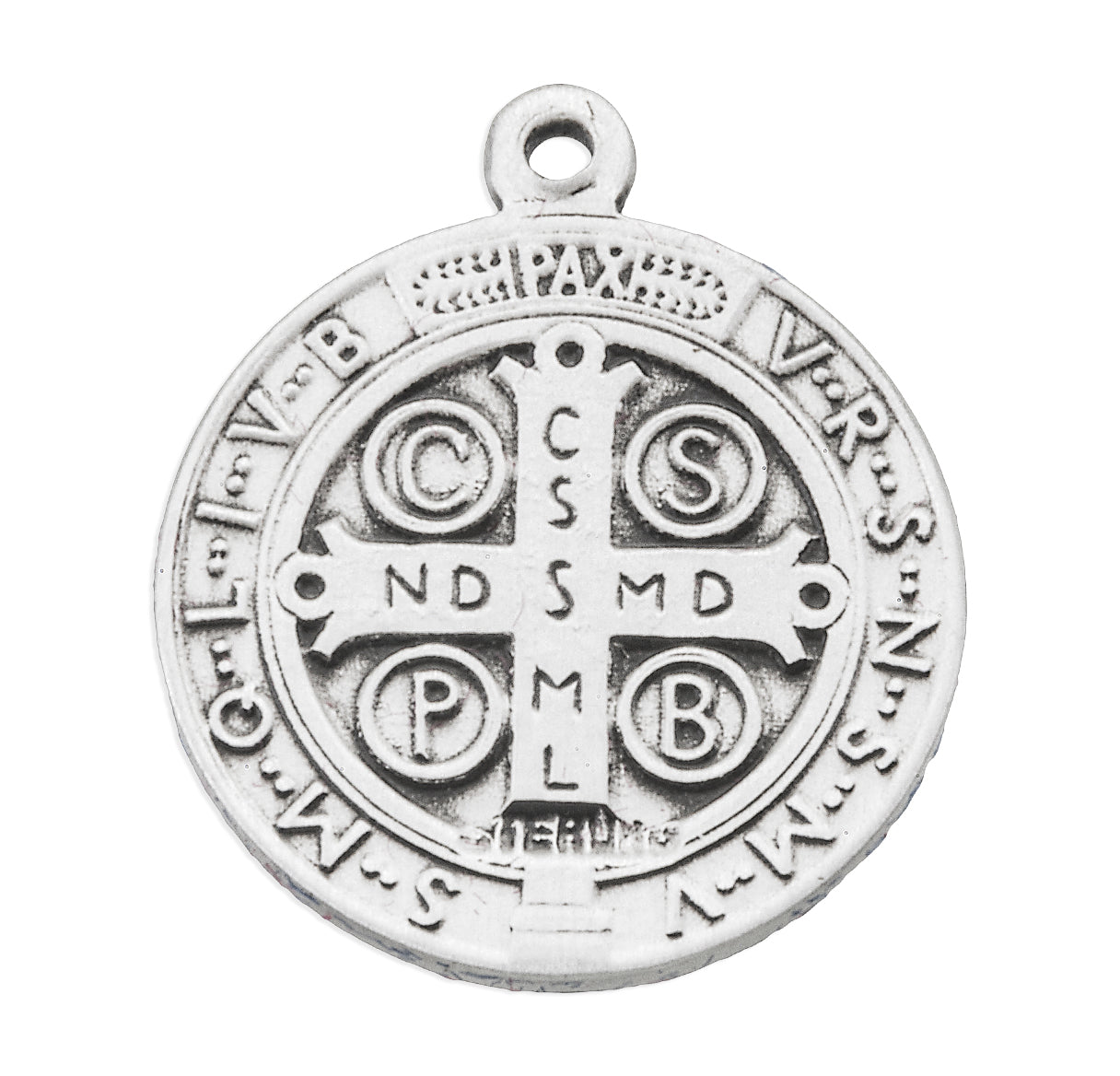 Saint Benedict Round Jubilee Sterling Silver Medal