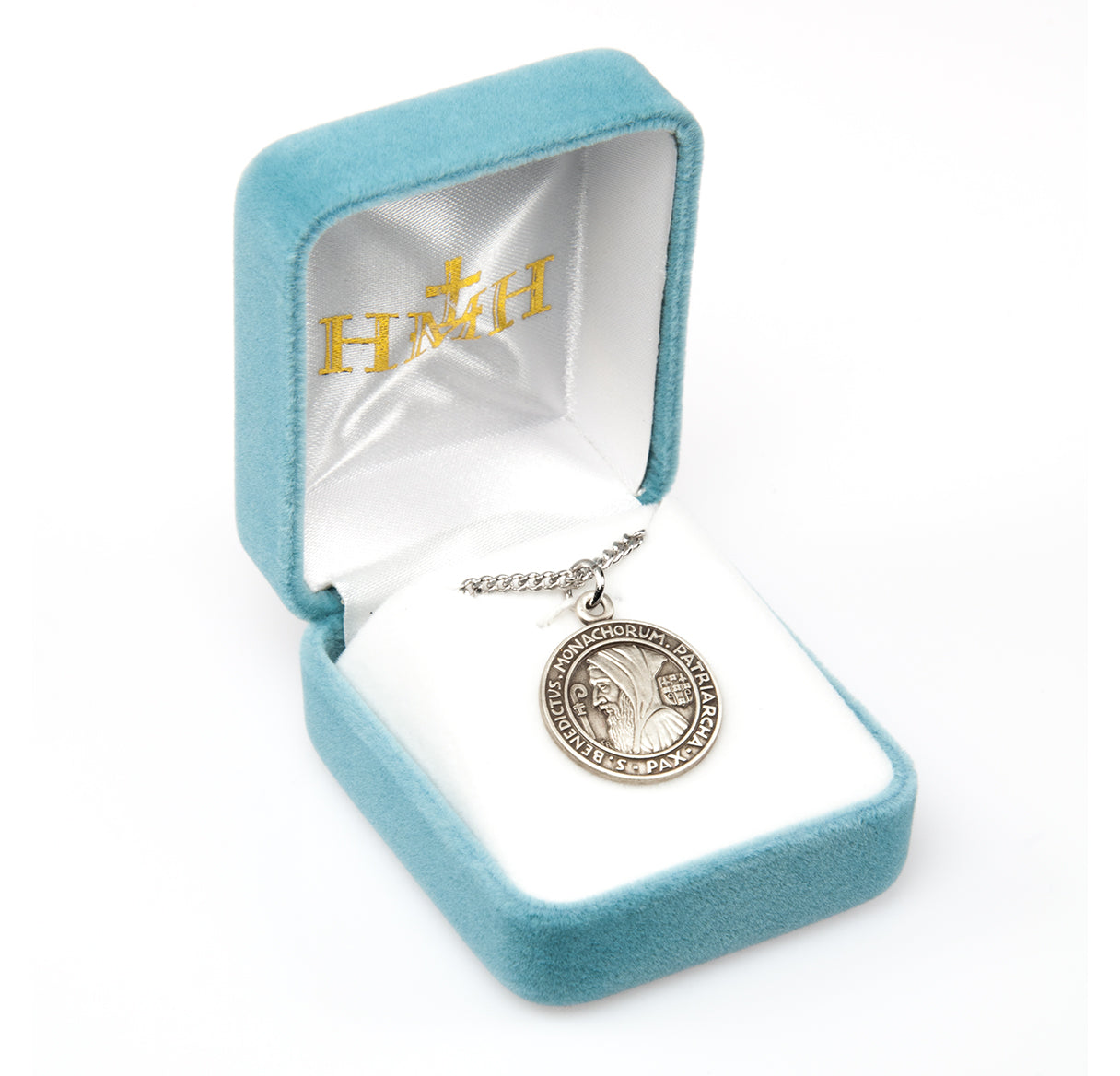 Saint Benedict Round Jubilee Sterling Silver Medal