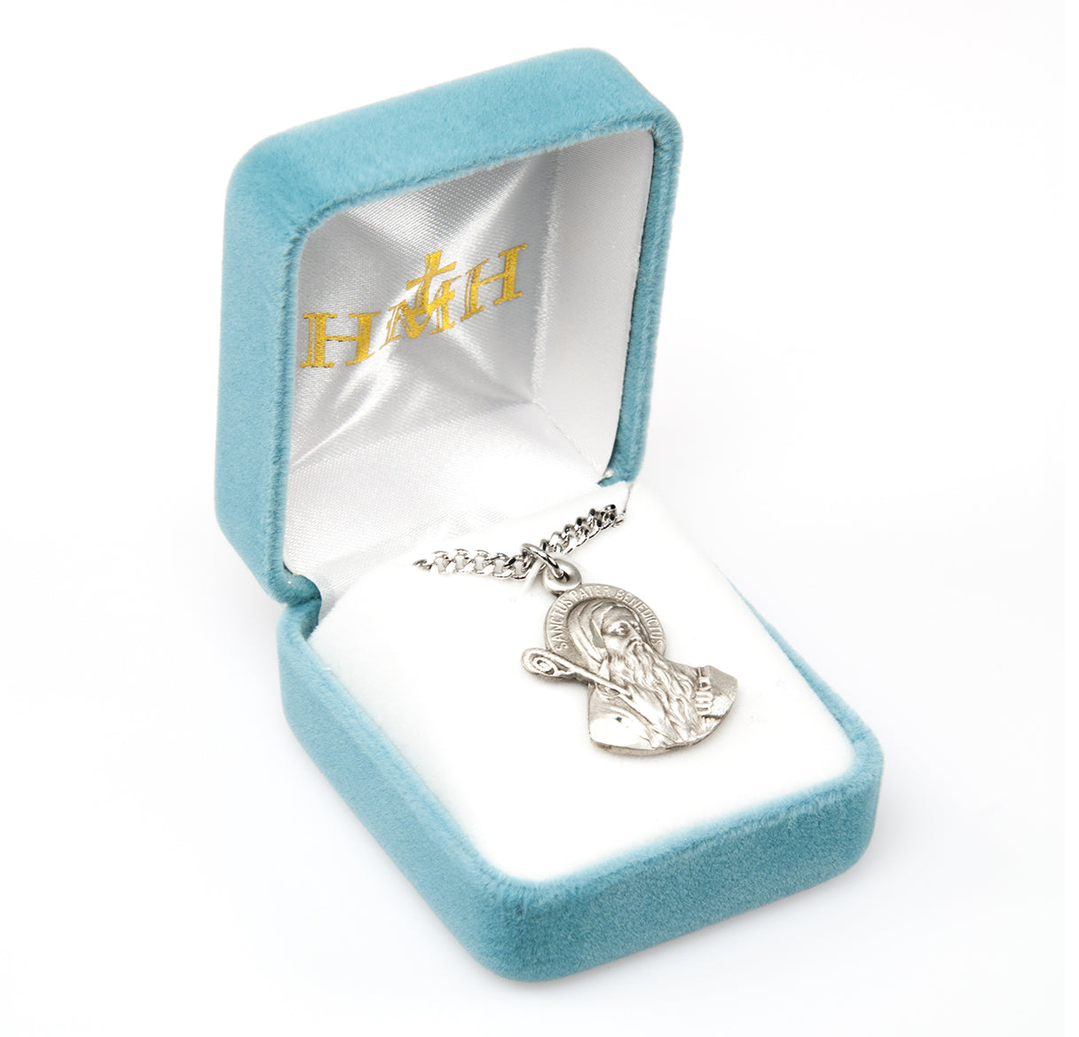 Saint Benedict Round Jubilee Sterling Silver Medal