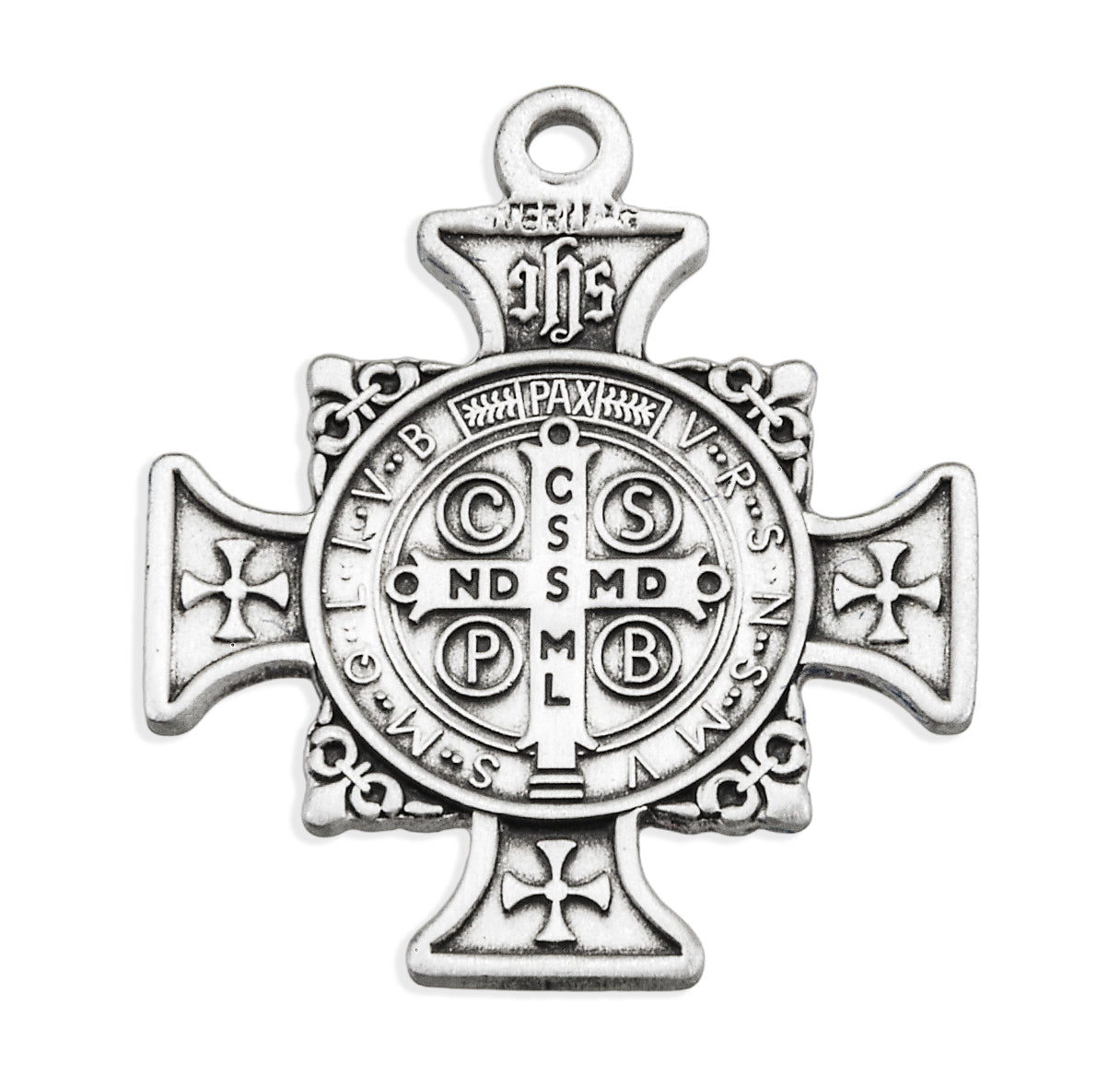 Sterling Silver Maltese Benedictine Medal