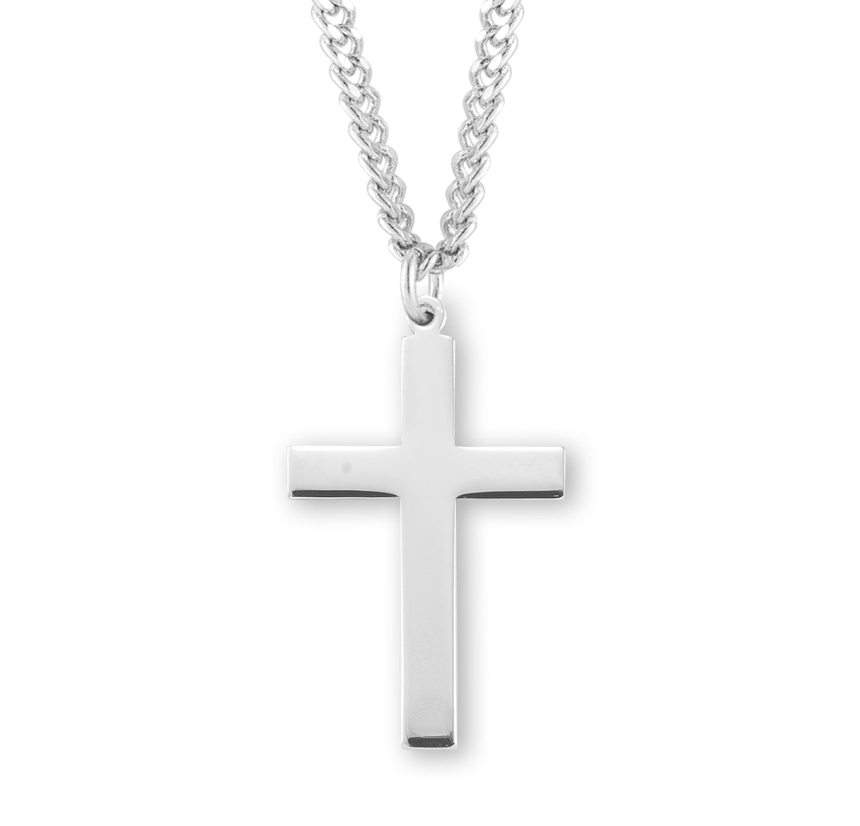Sterling Silver Plain Cross