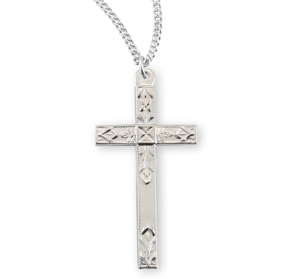 Sterling Silver Finely Detailed Cross