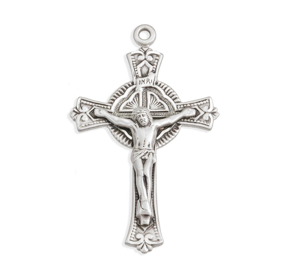 Sterling Silver Fine Detailed Crucifix